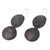 Copper dangle earrings, 'Modern Minimalism' - Javanese Copper 3 Inch Dangle Earrings