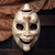 Dekorativer Holzkasten, 'Two Faced' - Kunsthandwerklich hergestellte Hibiskusholzmaske aus Bali