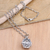 Sterling silver locket necklace, 'Close By' - Hand Crafted Sterling Silver Locket Necklace (image 2) thumbail