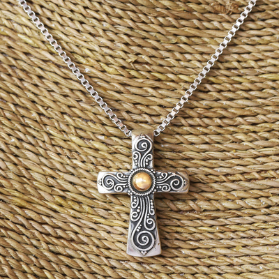 Gold-accented pendant necklace, Grace from Above