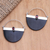 Garnet drop earrings, 'Basket of Beauty' - Artisan Crafted Garnet and Sterling Silver Drop Earrings thumbail