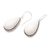 Sterling silver dangle earrings, 'Pale Pear' - Hand Crafted Sterling Silver Dangle Earrings (image 2c) thumbail