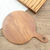 Teak wood cutting board, 'Perfect Circle' - Handcrafted Round Teak Wood Cutting Board