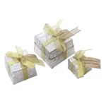 Aluminum tinned candles, 'Evening Glow' (set of 3) - Handmade Aluminum Tinned Beeswax Candles (Set of 3)