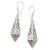 Sterling silver dangle earrings, 'Dress Up' - Handcrafted Sterling Silver Dangle Earrings thumbail