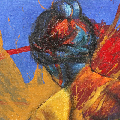 'La Emancipación' - Pintura al óleo y acrílico sobre lienzo firmada