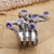 Amethyst cocktail ring, 'Parting Waves' - Amethyst and Sterling Silver Cocktail Ring (image 2b) thumbail