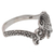 Sterling silver cocktail ring, 'Pebbled Snake' - Sterling Silver Snake-Themed Cocktail Ring (image 2d) thumbail