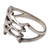 Sterling silver cocktail ring, 'Synchronized Swimmers' - Sterling Silver Dolphin-Themed Cocktail Ring (image 2d) thumbail