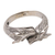 Men's sterling silver wrap ring, 'Dragon Romance' - Men's Sterling Silver Dragon Ring (image 2b) thumbail