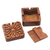 Decorative wood puzzle box, 'Gifted' - Handcrafted Decorative Suar Wood Box (image 2c) thumbail
