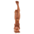 Wood sculpture, 'Sarvangasana Pose' - Hand Crafted Suar Wood Sculpture (image 2e) thumbail