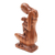 Wood sculpture, 'A Mother's Care' - Suar Wood Family-Themed Sculpture (image 2c) thumbail