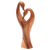 Wood sculpture, 'Swan Romance' - Romantic Suar Wood Swan Sculpture (image 2c) thumbail