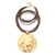 Halskette mit vergoldetem Zirkonia-Anhänger - Halskette mit vergoldetem Zirkonia-Anhänger