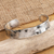 Men's crystal cuff bracelet, 'Hang With Me' - Men's Sterling Silver and Black Crystal Cuff Bracelet (image 2) thumbail