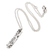 Men's sterling silver pendant necklace, 'Modern Cool' - Men's Oxidized Sterling Silver Pendant Necklace