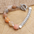 Sterling silver and agate bracelet, 'Sensations' - Agate and Sterling Silver Beaded Bracelet (image 2b) thumbail