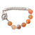 Sterling silver and agate bracelet, 'Sensations' - Agate and Sterling Silver Beaded Bracelet (image 2e) thumbail