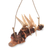 Wood home accent, 'Flying Couple' - Wood Hummingbird-Themed Hanging Accent (image 2c) thumbail