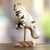 Wood statuette, 'Little Hippo' - Jempinis Wood Hippo-Themed Statuette (image 2) thumbail