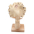 Wood statuette, 'Little Hippo' - Jempinis Wood Hippo-Themed Statuette (image 2c) thumbail