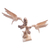 Wood statuette, 'Sharing is Caring' - Hand Carved Bird-Motif Statuette from Bali (image 2d) thumbail