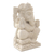 Sandstone statuette, 'Ganesha's Blessing' - Hand Made Sandstone Ganesha Statuette