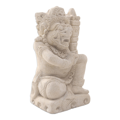 Statuette aus Sandstein - Von Hand gefertigte balinesische Sandsteinstatuette
