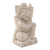 Sandstone statuette, 'Bima Sakti' - Artisan Crafted Balinese Sandstone Statuette