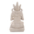 Sandstone statuette, 'Arjuna's Peace' - Hand Carved Sandstone Statuette from Bali