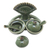 Ceramic condiment set, 'Janger Dancer' (5 pcs) - Hand Crafted Ceramic Condiment Set (5 Pcs) (image 2b) thumbail