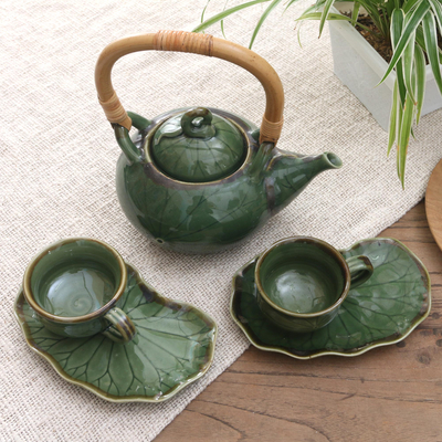 Ceramic tea set for two, Sweet Tea (5 pcs)