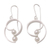 Cultured pearl dangle earrings, 'Affectionate Afternoon' - Hand Crafted Cultured Pearl Dangle Earrings thumbail