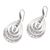 Rainbow moonstone dangle earrings, 'Party Gala in Rainbow' - Handcrafted Rainbow Moonstone Dangle Earrings (image 2c) thumbail