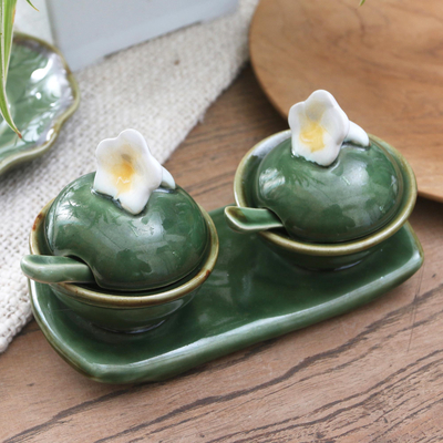 Ceramic Condiment Set