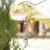 Wood wind chime, 'Love Angel in Blue' - Blue Angel-Themed Wind Chime from Bali