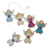Wood holiday garland, 'colours of Heaven' - Albesia Wood Angel-Themed Holiday Garland