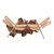 Holzstatuette - Handgeschnitzte Libellenstatuette aus Jempinis-Holz