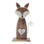 Wood statuette, 'Squirrelly Squirrels in Brown' - Albesia Wood and Iron Squirrel Statuette