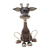 Wood statuette, 'Pin the Tail' - Hand Painted Albesia Wood Donkey Statuette