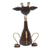 Wood statuette, 'Pin the Tail' - Hand Painted Albesia Wood Donkey Statuette (image 2d) thumbail