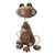 Wood statuette, 'Leap Frog' - Artisan Crafted Albesia Wood Frog-Motif Statuette (image 2c) thumbail