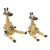 Wood statuettes, 'Spotted Pair' (pair) - Handmade Albesia Wood Giraffe Statuettes (Pair) (image 2c) thumbail
