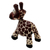 Holzstatuette, 'lachende Giraffe' - handbemalte albesia holz Giraffenstatuette