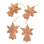 Wood ornaments, 'Angel Silhouette' (set of 3) - Hand Carved Angel Ornaments (Set of 3) (image 2b) thumbail