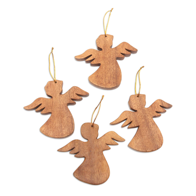 Artisan Crafted Angel Ornaments (Set of 3)