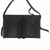 Leather sling bag, 'Dark centre' - Hand-Cut Leather Sling Bag from Bali