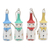 Wood ornaments, 'Snowman Parade' (set of 4) - Handcrafted Snowman Ornaments (Set of 4) thumbail