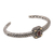 Gold-accented garnet cuff bracelet, 'My Lady in Red' - Gold-Accented Garnet Cuff Bracelet (image 2b) thumbail